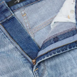 7 For All Mankind The Modern Straight-leg Mid-rise Stretch-denim Jeans -Outlet Pique Style Store R04152106 TRIBECALIGHT ALT06