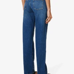 7 For All Mankind Tess Straight-leg High-rise Stretch-denim Jeans 10 7 For All Mankind Tess Straight-leg High-rise Stretch-denim Jeans -Outlet Pique Style Store R04152111 EXPLORER ALT03