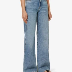 7 For All Mankind Lotta Luxe Vintage Wide-leg High-rise Stretch-denim Jeans 8 7 For All Mankind Lotta Luxe Vintage Wide-leg High-rise Stretch-denim Jeans -Outlet Pique Style Store R04152113 LUXEVINTAGESELFMADE ALT02