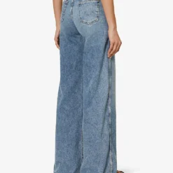 7 For All Mankind Lotta Luxe Vintage Wide-leg High-rise Stretch-denim Jeans 9 7 For All Mankind Lotta Luxe Vintage Wide-leg High-rise Stretch-denim Jeans -Outlet Pique Style Store R04152113 LUXEVINTAGESELFMADE ALT03