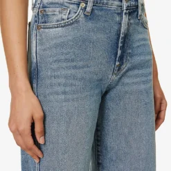 7 For All Mankind Lotta Luxe Vintage Wide-leg High-rise Stretch-denim Jeans 10 7 For All Mankind Lotta Luxe Vintage Wide-leg High-rise Stretch-denim Jeans -Outlet Pique Style Store R04152113 LUXEVINTAGESELFMADE ALT04