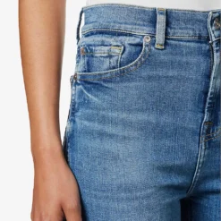 7 For All Mankind Slim Kick Mid-rise Stretch-denim Jeans 10 7 For All Mankind Slim Kick Mid-rise Stretch-denim Jeans -Outlet Pique Style Store R04152116 SLIMILLUSIONWITHIN ALT04
