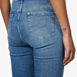 7 For All Mankind Slim Kick Mid-rise Stretch-denim Jeans 11 7 For All Mankind Slim Kick Mid-rise Stretch-denim Jeans -Outlet Pique Style Store R04152116 SLIMILLUSIONWITHIN ALT05