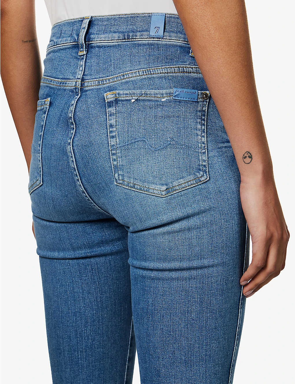 7 For All Mankind Slim Kick Mid-rise Stretch-denim Jeans 6 7 For All Mankind Slim Kick Mid-rise Stretch-denim Jeans - Image 6