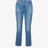 7 For All Mankind Slim Kick Mid-rise Stretch-denim Jeans