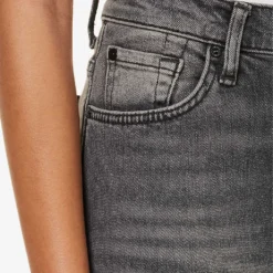 7 For All Mankind Malia Luxe Vintage Tapered High-rise Stretch-denim Jeans -Outlet Pique Style Store R04152117 LUXEVINTAGECOURAGE ALT05