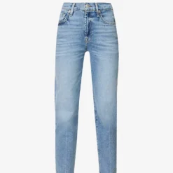 7 For All Mankind Malia Luxe Vintage Skinny High-rise Stretch-denim Jeans