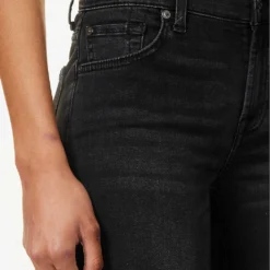 7 For All Mankind Bootcut Flared-leg Mid-rise Stretch-denim Jeans -Outlet Pique Style Store R04152119 BAIRTRUTHFUL ALT04