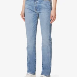 7 For All Mankind Easy Slim Skinny High-rise Stretch-denim Jeans -Outlet Pique Style Store R04152124 TRIBECALIGHT ALT02