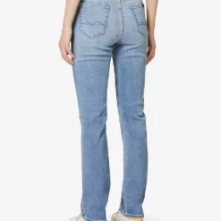 7 For All Mankind Easy Slim Skinny High-rise Stretch-denim Jeans -Outlet Pique Style Store R04152124 TRIBECALIGHT ALT03
