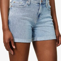 7 For All Mankind Boy Faded-wash Stretch-denim Shorts 10 7 For All Mankind Boy Faded-wash Stretch-denim Shorts -Outlet Pique Style Store R04152127 BLURRED ALT04