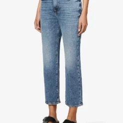 7 For All Mankind Logan Stovepipe Straight-leg Mid-rise Stretch-denim Jeans -Outlet Pique Style Store R04152129 PLAYTIME ALT02