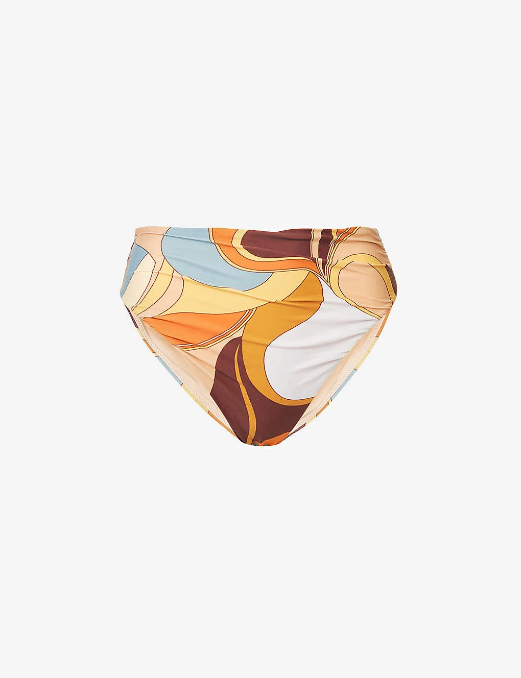 Abstract-print Mid-rise Bikini Bottoms 1 Abstract-print Mid-rise Bikini Bottoms