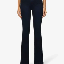 Paige Iconic Flared High-rise Stretch-denim Jeans -Outlet Pique Style Store R04153153 NIGHTFEVER ALT02