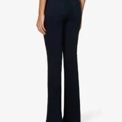 Paige Iconic Flared High-rise Stretch-denim Jeans -Outlet Pique Style Store R04153153 NIGHTFEVER ALT03