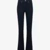 Paige Iconic Flared High-rise Stretch-denim Jeans