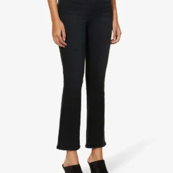 Paige Femme Bootleg High-rise Stretch-denim Jeans -Outlet Pique Style Store R04153154 BLACKWILLOW ALT02
