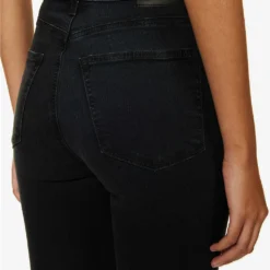 Paige Femme Bootleg High-rise Stretch-denim Jeans -Outlet Pique Style Store R04153154 BLACKWILLOW ALT04