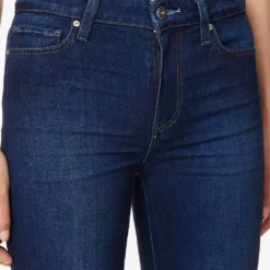 Paige Genevieve Brand-patch Flared High-rise Stretch-denim Blend Jeans 11 Paige Genevieve Brand-patch Flared High-rise Stretch-denim Blend Jeans -Outlet Pique Style Store R04153156 THEDISCO ALT04