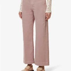 Paige Anessa Wide-leg Mid-rise Stretch-denim Jeans -Outlet Pique Style Store R04153166 VINTAGEMUTEDBLUSH ALT02