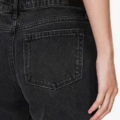 Paige Sonja Wide-leg Mid-rise Organic-recycled Denim-blend Jeans -Outlet Pique Style Store R04153186 BLACKMAGNETDISTRESSED ALT04