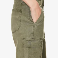 Paige Drew Mid-rise Straight-leg Regular-fit Stretch-woven Trousers -Outlet Pique Style Store R04153189 VINTAGEIVYGREEN ALT04