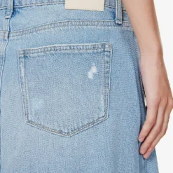 Paige Ryder Belt-loop Denim Mini Skirt -Outlet Pique Style Store R04153191 SONATADISTRESSED ALT05