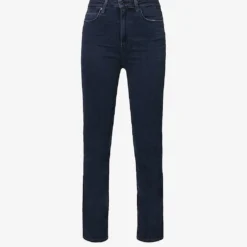 Paige Claudine Flared-leg High-rise Stretch-denim Jeans