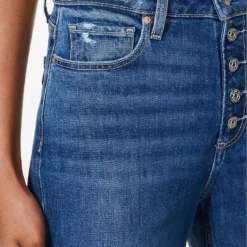 Paige Leenah Flared Wide-leg High-rise Stretch-denim Jeans -Outlet Pique Style Store R04153202 WHATEVERDISTRESSED ALT04