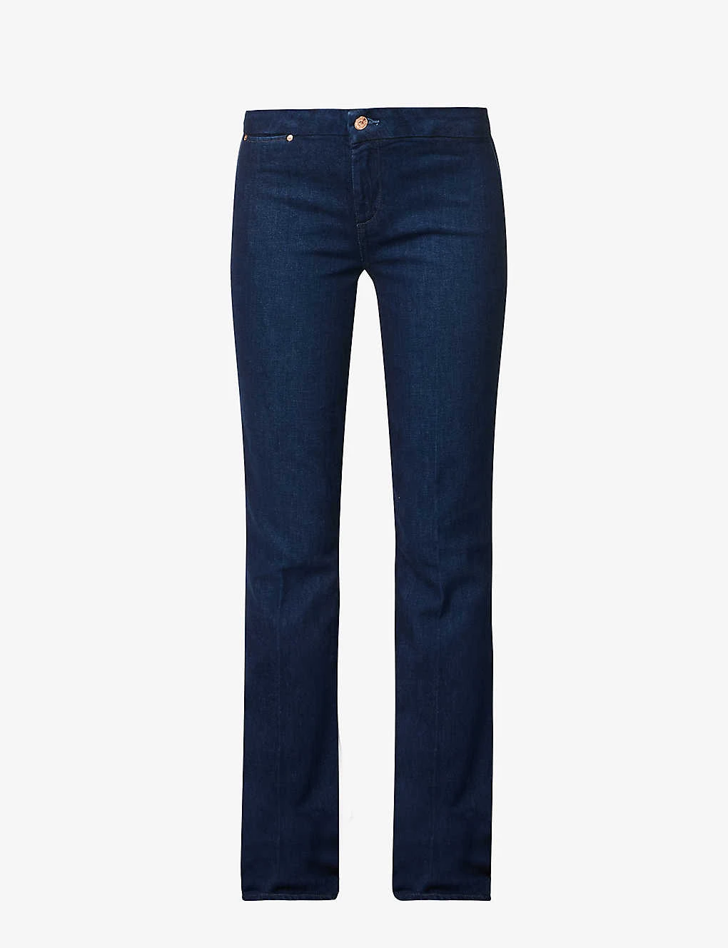 Paige Sloane Flared-leg Low-rise Stretch-denim Jeans 1 Paige Sloane Flared-leg Low-rise Stretch-denim Jeans