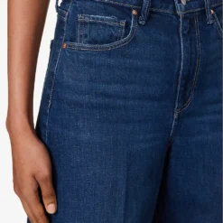 Paige Frankie Raw-hem High-rise Straight-leg Stretch-denim Jeans 11 Paige Frankie Raw-hem High-rise Straight-leg Stretch-denim Jeans -Outlet Pique Style Store R04153208 GRACIELOU ALT04