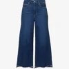 Paige Frankie Raw-hem High-rise Straight-leg Stretch-denim Jeans