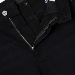 Paige Harper Wide-leg High-rise Cotton-blend Jeans -Outlet Pique Style Store R04153211 BLACKCAVIAR ALT06