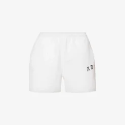 Sweat High-rise Logo-print Cotton-jersey Shorts