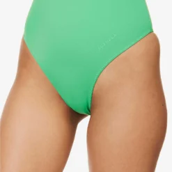 High-neck Scoop-back Swimsuit 7 High-neck Scoop-back Swimsuit -Outlet Pique Style Store R04153618 KELLYGREEN ALT03