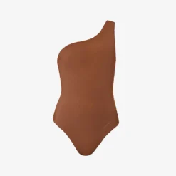 Asymmetric-neckline One-shoulder Swimsuit