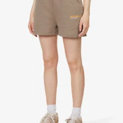 Resort Logo-patch Cotton-jersey Shorts -Outlet Pique Style Store R04153628 DEEPSAND ALT02
