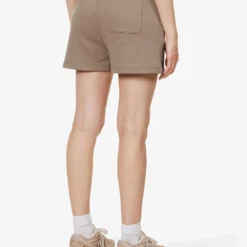 Resort Logo-patch Cotton-jersey Shorts -Outlet Pique Style Store R04153628 DEEPSAND ALT03