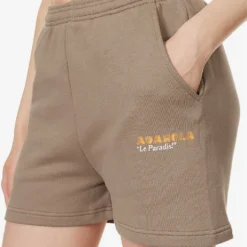 Resort Logo-patch Cotton-jersey Shorts -Outlet Pique Style Store R04153628 DEEPSAND ALT04