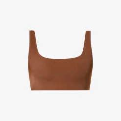 Scoop-neck Bikini Top