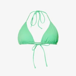 Halterneck Triangle Bikini Top