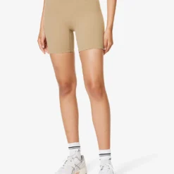 Ultimate Cropped High-rise Stretch-woven Shorts -Outlet Pique Style Store R04153640 DEEPSAND ALT02