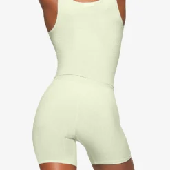 Soft Lounge High-rise Stretch-woven Boxer Shorts -Outlet Pique Style Store R04153809 HONEYDEW ALT03