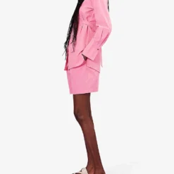 Whistles Lola Drawstring-waist Woven Shorts -Outlet Pique Style Store R04154605 PINK ALT01