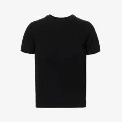 Vince Round-neck Short-sleeves Woven T-shirt