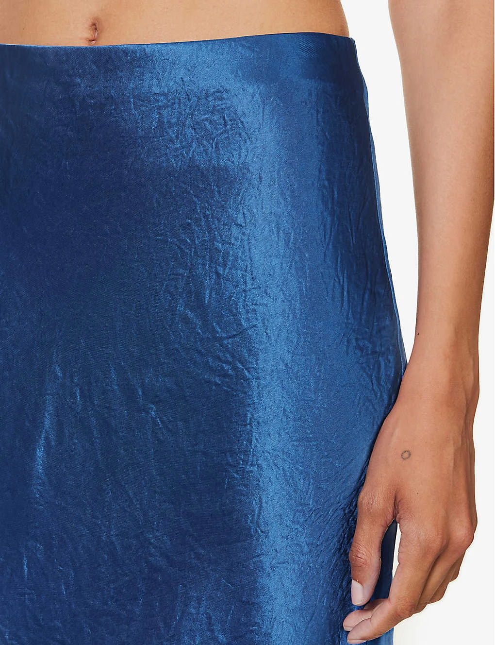 Vince Slim-fit High-rise Satin Midi Skirt 5 Vince Slim-fit High-rise Satin Midi Skirt - Image 5