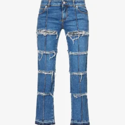 Alexander McQueen Slim-leg Mid-rise Stretch-denim Jeans