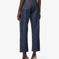 Crystal-embellished Straight-leg Mid-rise Stretch-organic Denim Jeans 8 Crystal-embellished Straight-leg Mid-rise Stretch-organic Denim Jeans -Outlet Pique Style Store R04154807 DENIM ALT03