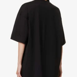 Max Mara Tacco Graphic-print Cotton-jersey T-shirt 8 Max Mara Tacco Graphic-print Cotton-jersey T-shirt -Outlet Pique Style Store R04156258 BLACK ALT03