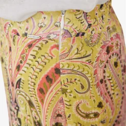 Ikks Paisley-print Stretch-woven Maxi Skirt -Outlet Pique Style Store R04156349 YELLOW ALT04